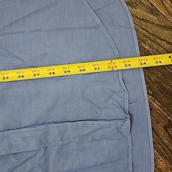 RALPH LAUREN 17-35 Yarmouth 100% cotton periwinkle blue dress shirt - Picture 3 of 5